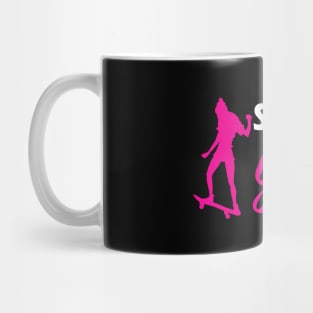 Skateboarder Girl - Skater Girl w Mug